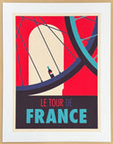 Spencer Wilson exhibition poster - Tour de France - cycling - Bicycle  - sport - fitness - art print