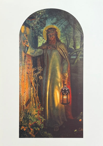 William Holman Hunt exhibition poster - Light of the World - museum artist - art print