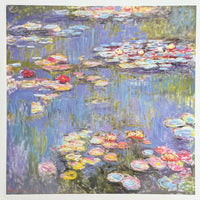 Claude Monet exhibition poster - Water Lilies - impressionism - romantic - museum artist - art print