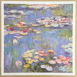 Claude Monet exhibition poster - Water Lilies - impressionism - romantic - museum artist - art print