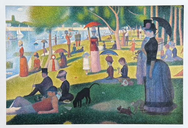Georges Seurat exhibition poster - A Sunday Afternoon on the Island of Grande Jatte  - museum artist - art print - 2018