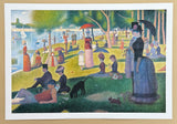 Georges Seurat exhibition poster - A Sunday Afternoon on the Island of Grande Jatte  - museum artist - art print - 2018