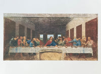 Leonardo da Vinci exhibition poster - The last supper - bible - renaissance - museum artist - art print
