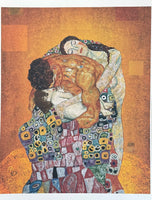 Gustav Klimt exhibition poster - The Family - mother - father - child - museum artist - art print