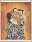 Gustav Klimt exhibition poster - The Family - mother - father - child - museum artist - art print