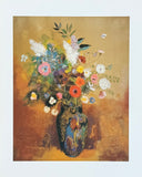 Odilon Redon exhibition poster - Bouquet of Flowers - still life - museum artist - art print