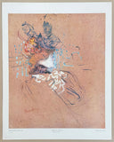 Henri de Toulouse-Lautrec exhibition poster - Profile of a Woman - museum artist - art print - impressionism - 1970s