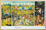 Hiëronymus Bosch exhibition poster - The garden of earthly delights - museum artist - art print - Jheronimus