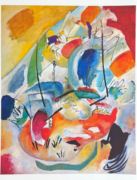 Wassily Kandinsky exhibition poster - Improvisation 31 - Sea Battle - museum artist - art print
