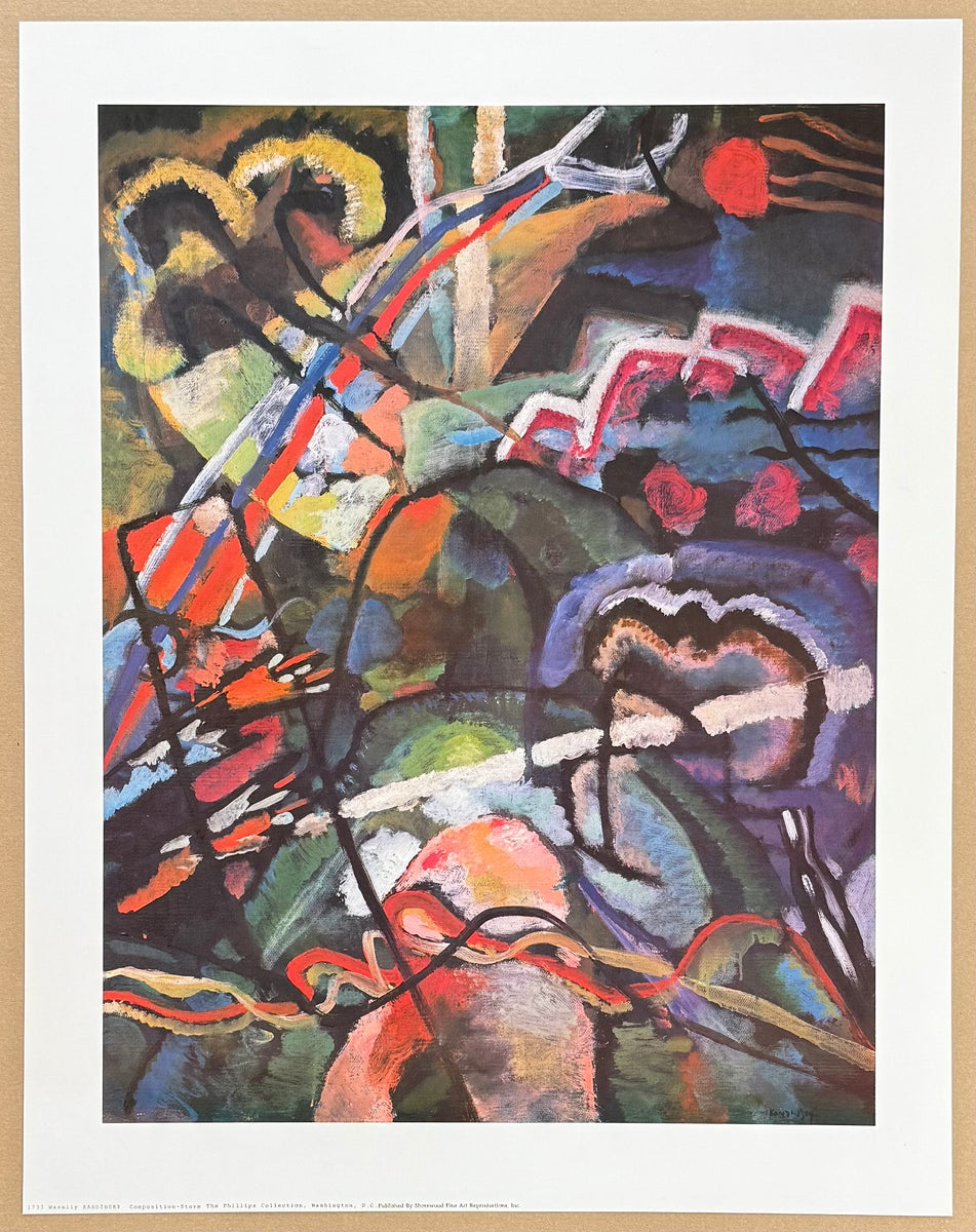 Kandinsky exhibition poster - Composition Storm - museum artist - art ...