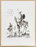 Pablo Picasso exhibition poster - Don Quichote - museum artist - art print