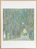 Gustav Klimt exhibition poster - Avenue of Castle Kammer - museum artist - art print
