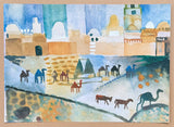 August Macke exhibition poster - Kairouan - museum artist - art print