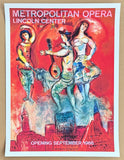 Marc Chagall exhibition poster - Metropolitan Opera - Lincoln Center - French Art - museum artist - art print - reproduction