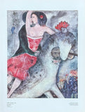 Marc Chagall exhibition poster - The Equestrian - Stedelijk Museum Amsterdam - art print - 1970s