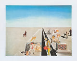 Salvador Dali exhibition poster - The first days of spring -  museum artist - art print