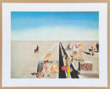 Salvador Dali exhibition poster - The first days of spring -  museum artist - art print