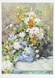 Pierre Auguste Renoir exhibition poster - Large vase with flowers - still life - museum artist - art print