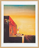 Salvador Dali exhibition poster - Fried eggs on a plate without the plate - museum artist - art print