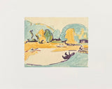 Ernst Ludwig Kirchner exhibition poster - Park landscape - Dresden - Die Brucke  - art print