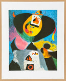 Joan Miro exhibition poster - Portrait no. 1 - museum artist - art print