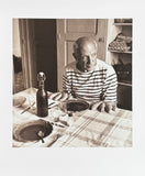 Robert Doisneau exhibition poster - Les Pains de Picasso - black white photography - portrait - art print