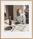 Robert Doisneau exhibition poster - Les Pains de Picasso - black white photography - portrait - art print
