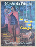 Paul Gauguin exhibition poster - Le Chemin du Gauguin - art print - 1985