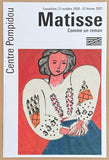 Henri Matisse exhibition poster - Centre Pompidou - museum artist - art print