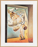 Salvador Dali exhibition poster - Sodomized by her own chastity - museum artist - art print