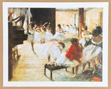 Edgar Degas exhibition poster - Ecole de Danse - museum artist - art print