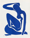 Henri Matisse exhibition poster - Blue nude - French Art - museum artist - art print