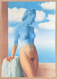 Rene Magritte exhibition poster - Black magic - nude woman - museum artist - art print