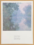 Claude Monet exhibition poster - The Seine at Giverny - art print - North Carolina Museum of Art