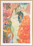 Gustav Klimt exhibition poster - Girlfriends - museum artist - art print