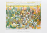 Paul Klee exhibition poster - The Garden - museum artist - art print