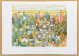 Paul Klee exhibition poster - The Garden - museum artist - art print