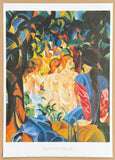 August Macke exhibition poster - Bathing Girls - museum artist - art print