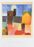 Paul Klee exhibition poster - Il Sorgere Della Luna - museum artist - art print