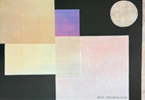 Ben Nicholson exhibition poster - Untitled, squares and circle - large art print
