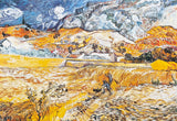 Vincent van Gogh exhibition poster - Landscape in Saint Remy - large art print