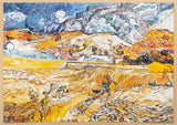 Vincent van Gogh exhibition poster - Landscape in Saint Remy - large art print