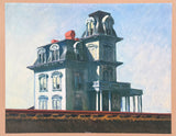 Edward Hopper exhibition poster - House by the railroad - museum artist - art print