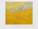 Vincent van Gogh exhibition poster - The Harvest - museum artist - art print