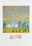 Gustav Klimt exhibition poster - Pendio Montano a unterach sull'attersee - museum artist - art print