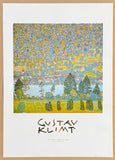 Gustav Klimt exhibition poster - Pendio Montano a unterach sull'attersee - museum artist - art print