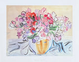Raoul Dufy exhibition poster - Vase De Pois De Senteur - Still Life - flowers - museum artist - art print