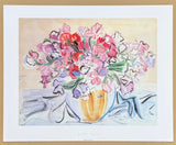 Raoul Dufy exhibition poster - Vase De Pois De Senteur - Still Life - flowers - museum artist - art print