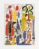 Pablo Picasso exhibition poster - The studio in Cannes - The Atelier - museum artist - art print