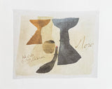 Julius Bissier exhibition poster - 26.6.61 Moro - museum artist - art print